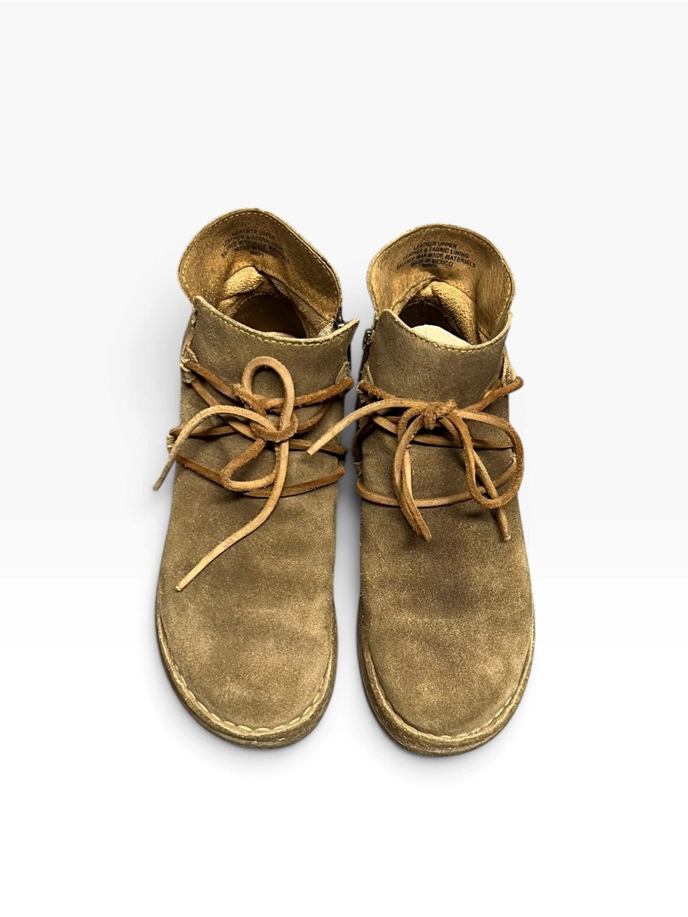 Born Tarkin Suede Chukka Boots Sand Tan Women’s Size 8.5 / 40 - Picture 2 of 8